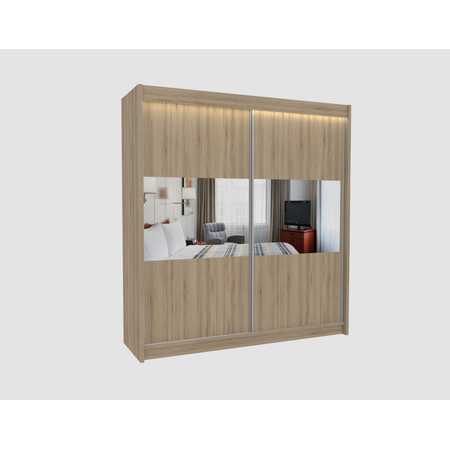 Kvalitní Šatní Skříň Rosana 200 cm Dub sonoma Furniture