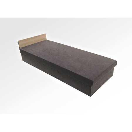 Válenda Chrisi D90 - 90x200 cm Tkanina 10 Panty vlevo Dub sonoma Graja