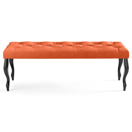 Lavice CHESTERFIELD 100x40 cm Oranžová Signal-nabytek