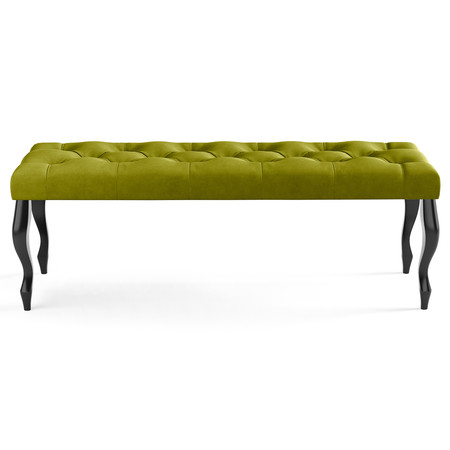 Lavice CHESTERFIELD 100x40 cm Zelená Signal-nabytek