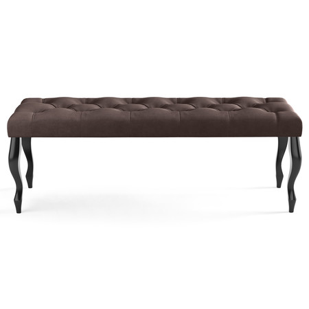 Lavice CHESTERFIELD 120x40 cm Hnědá Signal-nabytek